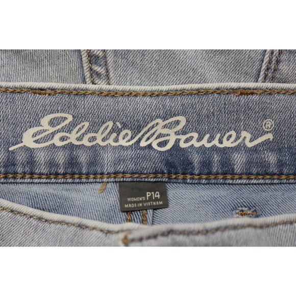 Eddie Bauer Women’s Size 14 Voyager High Rise Skinny‎ Ankle Crop Jeans - Picture 8 of 13